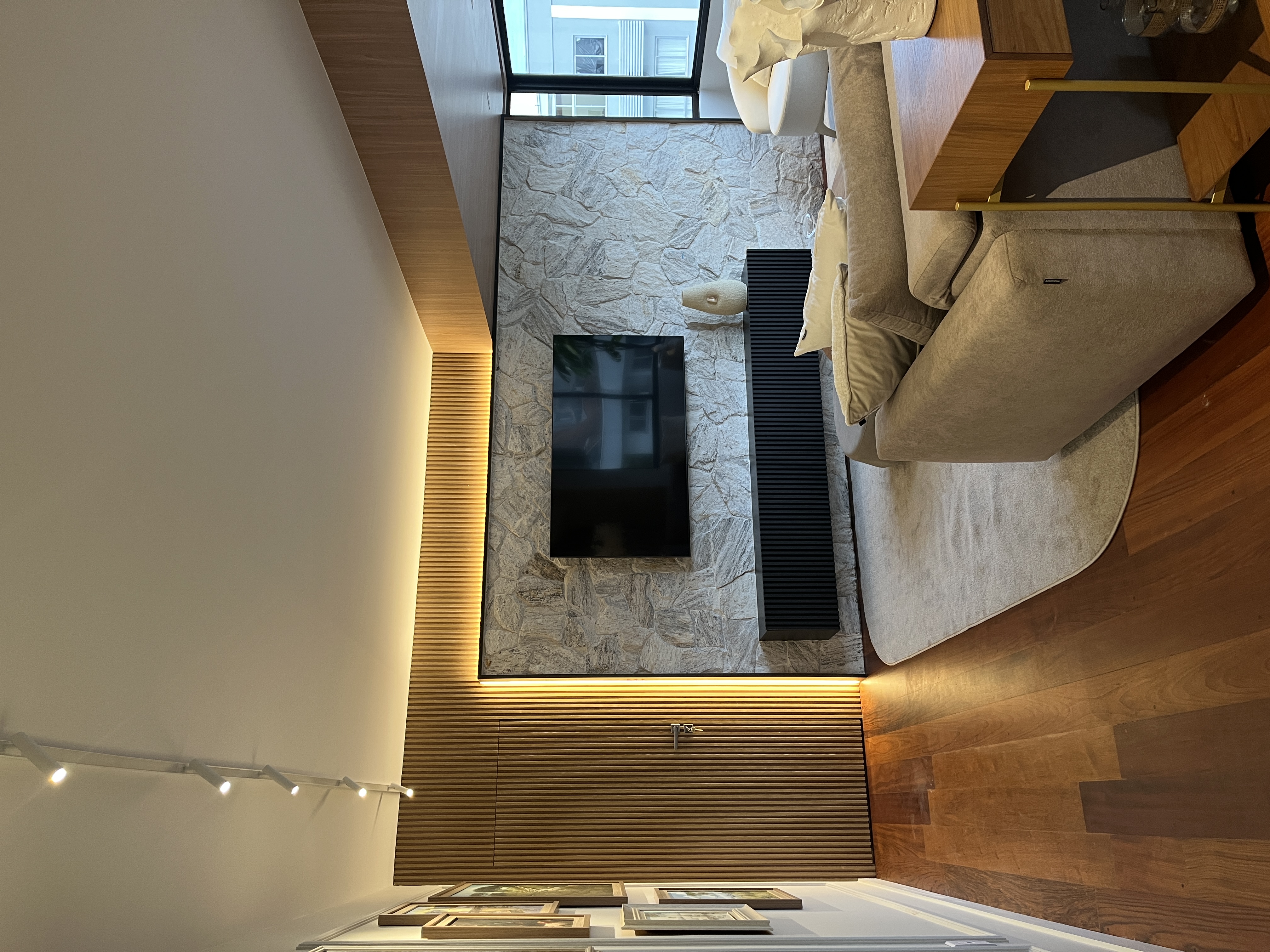 Projeto de Reforma Interiores Residencial de um Living